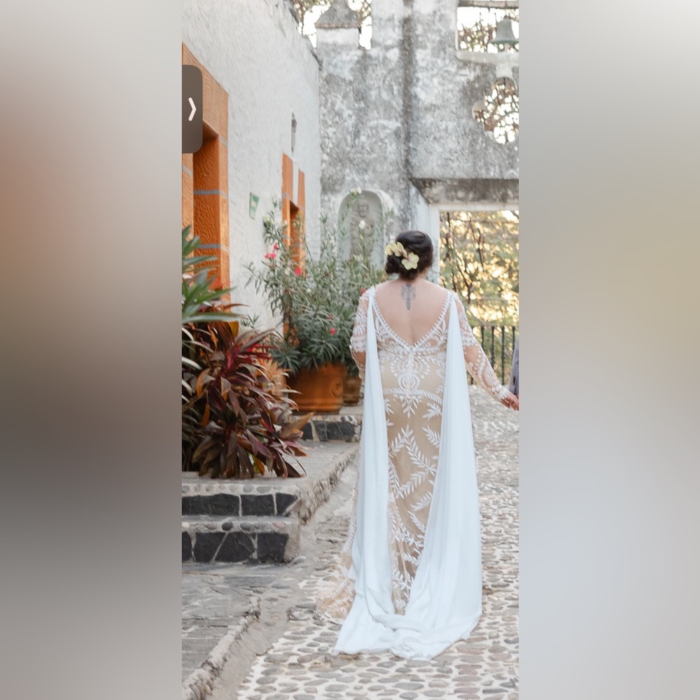 Detachable Chiffon Veil Wings